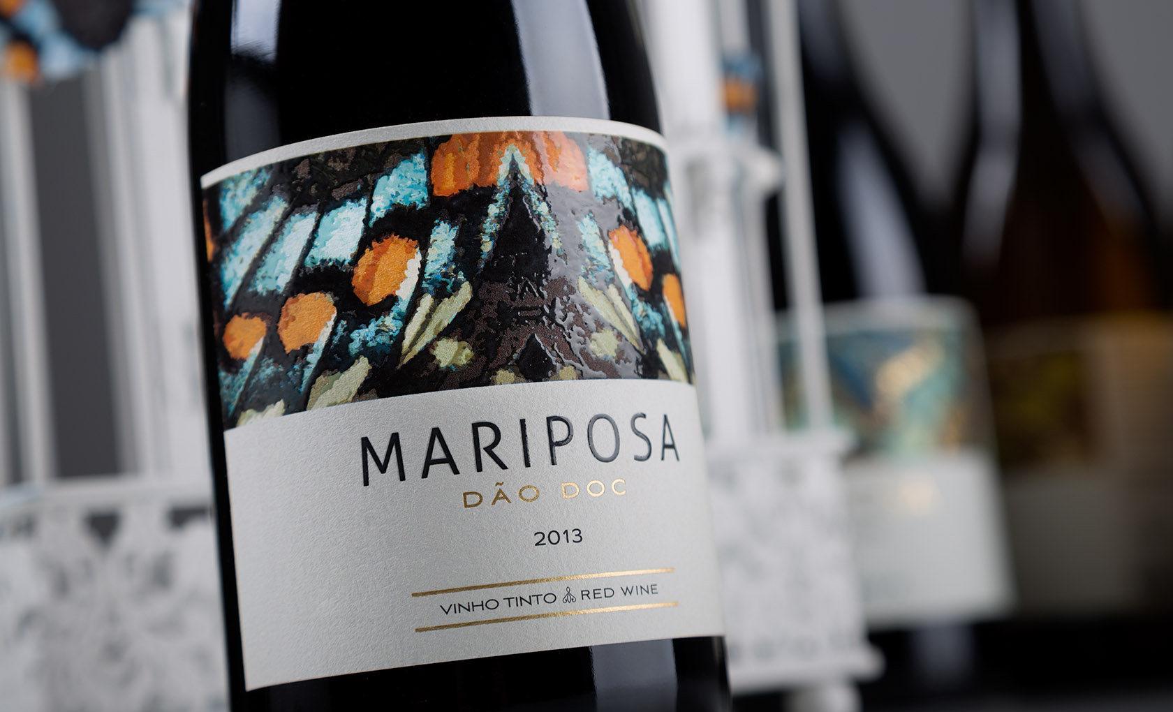 Wine label design