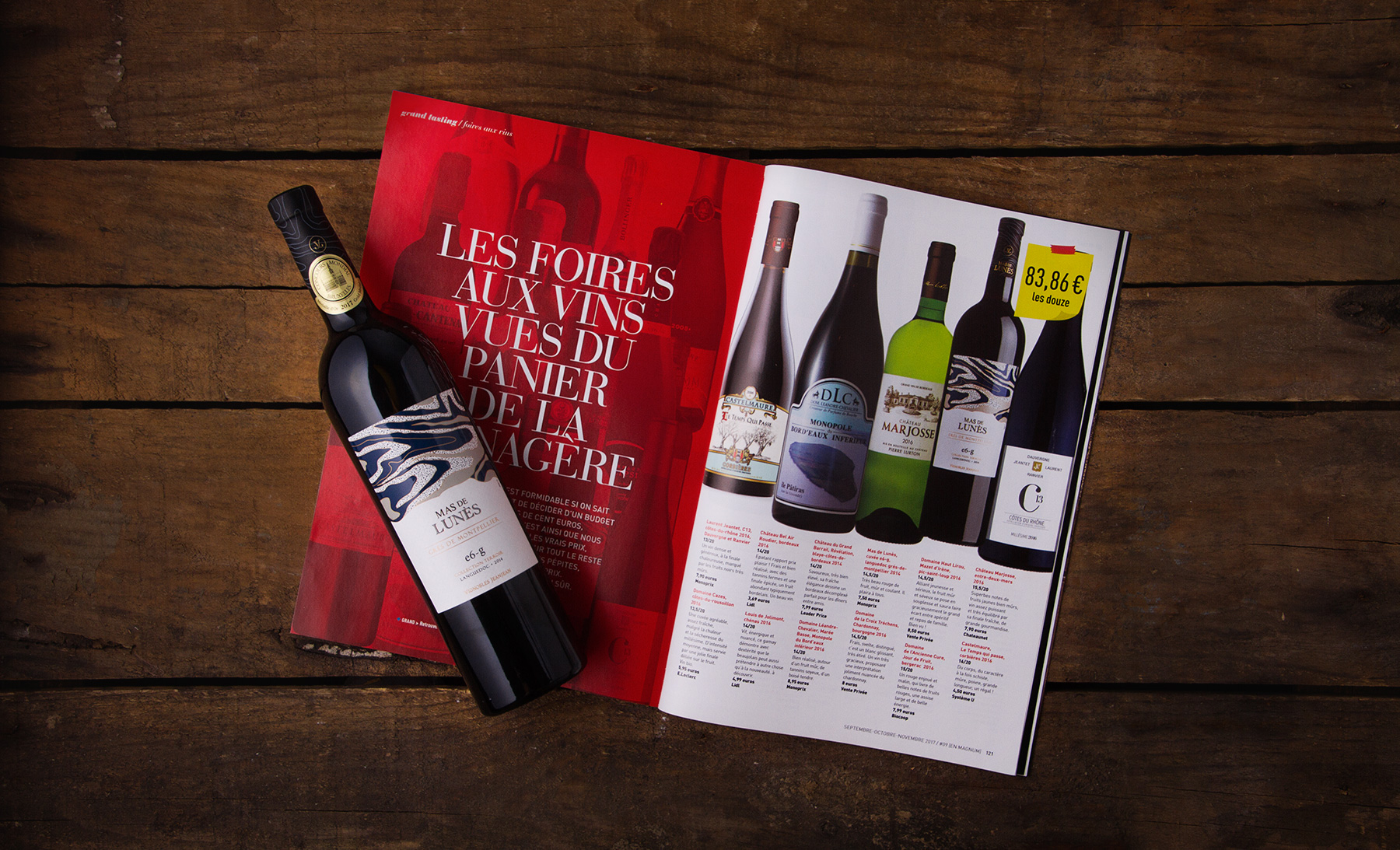 Wine label design